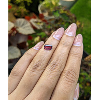1.46 Ct. Purplish Red Rhodolite Garnet from Ceylon (Sri Lanka) Life Style