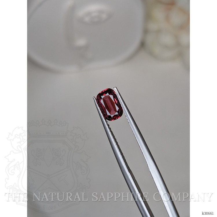1.12 Ct. Purplish Red Rhodolite Garnet from Ceylon (Sri Lanka)