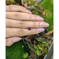 1.18 Ct. Red Rhodolite Garnet from Ceylon (Sri Lanka) Life Style