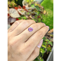 1.27 Ct. Purple Amethyst from Brazil Life Style