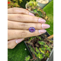 5.39 Ct. Purple Amethyst from Brazil Life Style