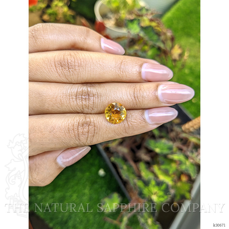 3.96 Ct. Yellow Citrine from Brazil