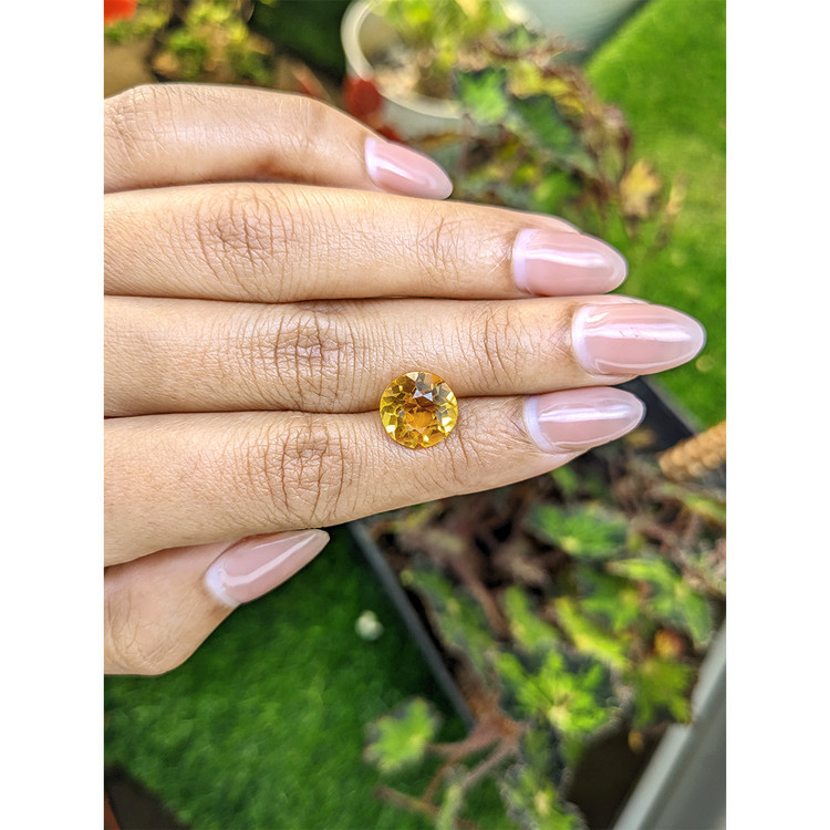 3.96 Ct. Yellow Citrine from Brazil