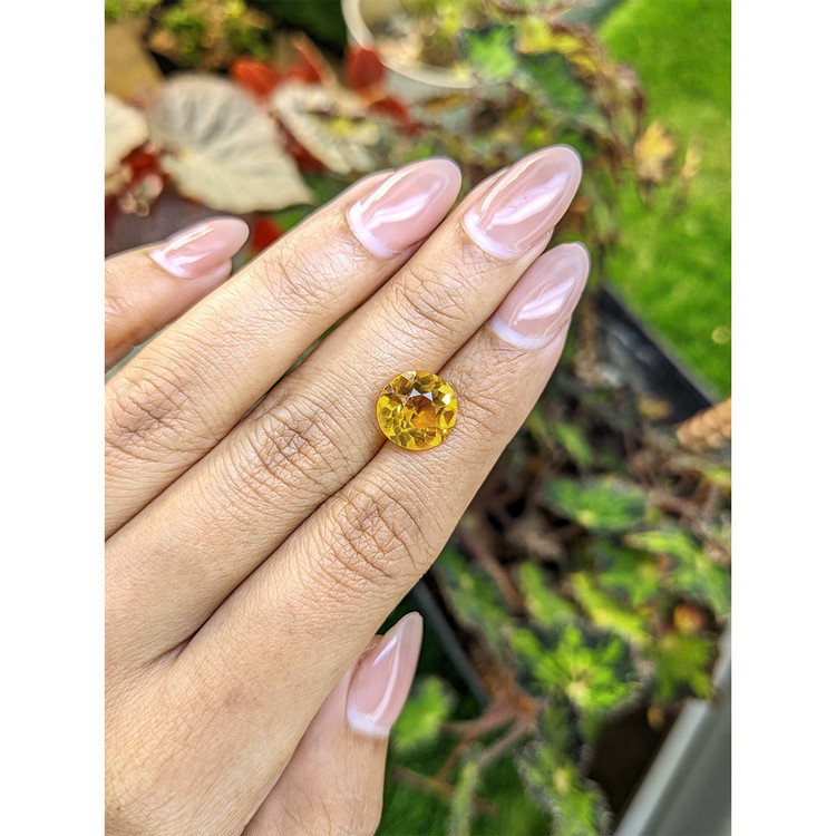 3.96 Ct. Yellow Citrine from Brazil