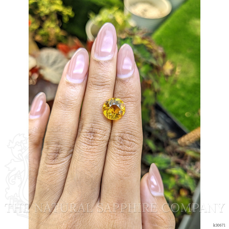 3.96 Ct. Yellow Citrine from Brazil