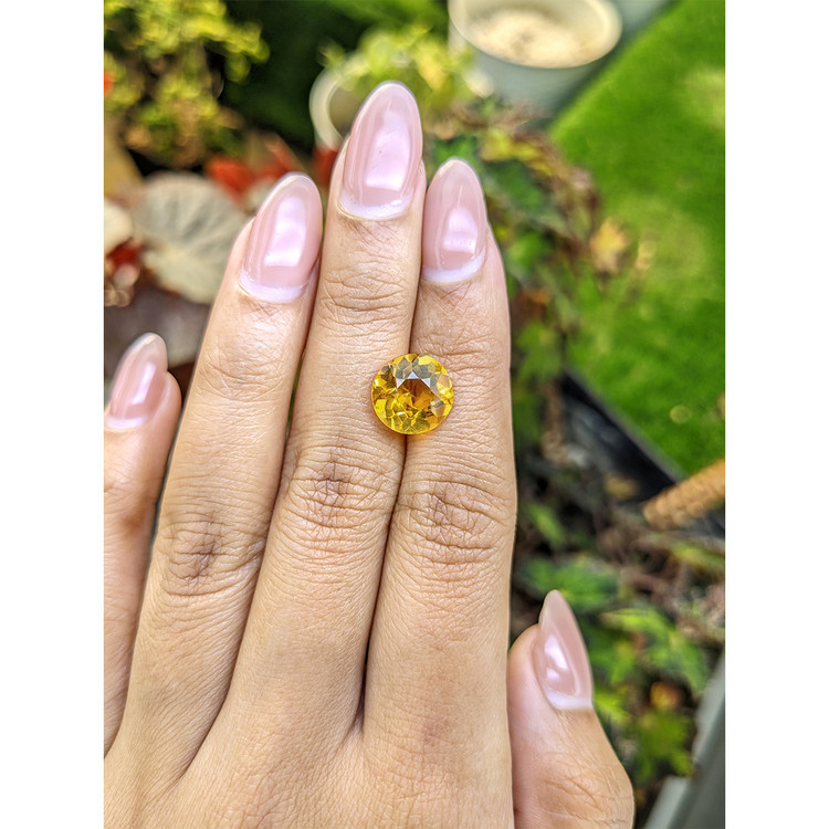 3.96 Ct. Yellow Citrine from Brazil