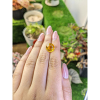 5.23 Ct. Yellow Citrine from Brazil Life Style