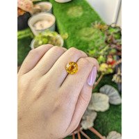5.23 Ct. Yellow Citrine from Brazil Life Style