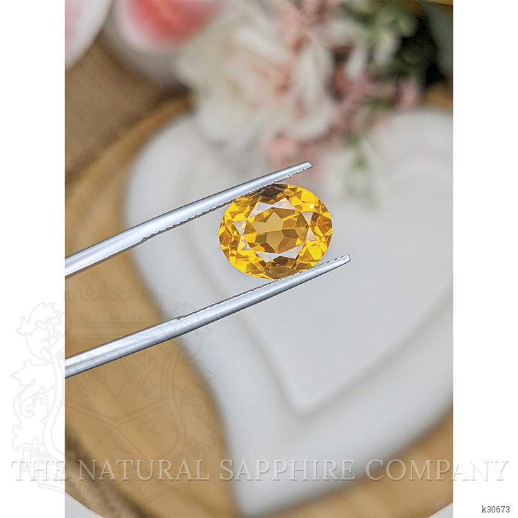 5.25 Ct. Yellow Citrine from Brazil
