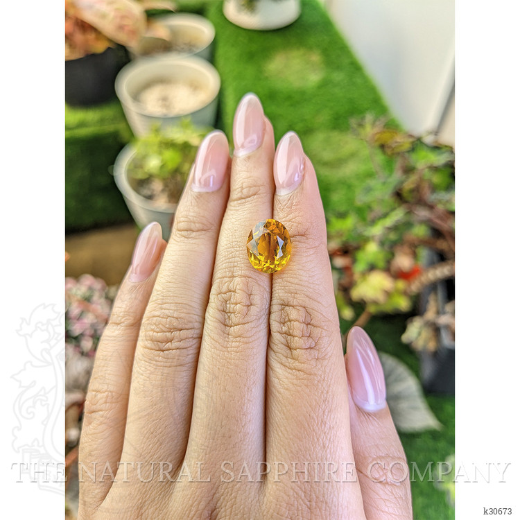 5.25 Ct. Yellow Citrine from Brazil