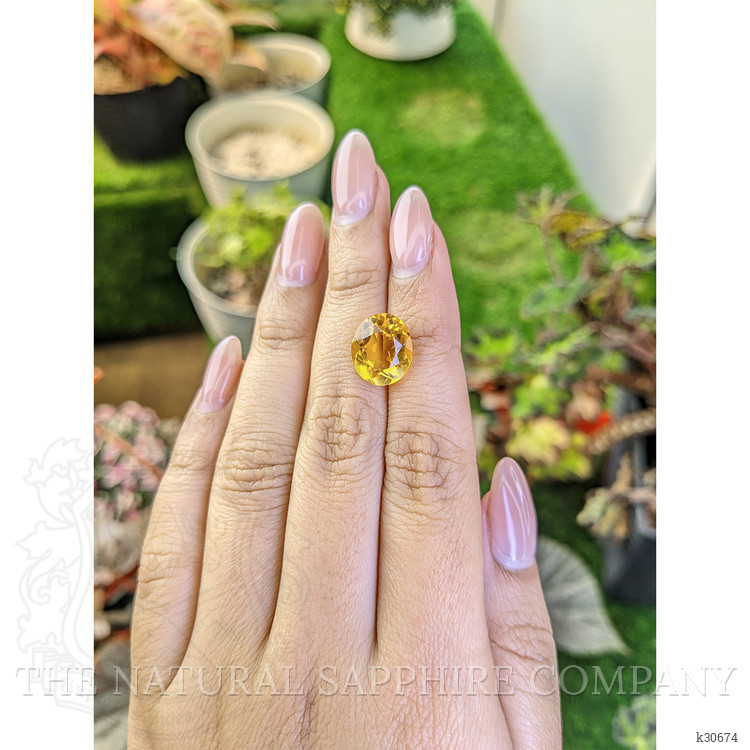 5.42 Ct. Yellow Citrine from Brazil