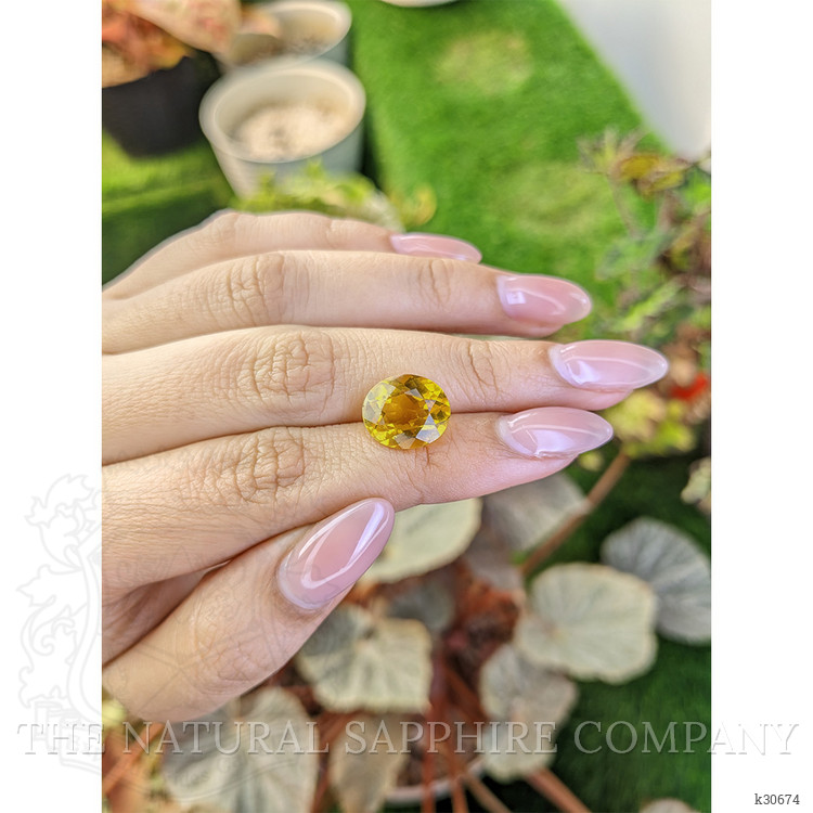 5.42 Ct. Yellow Citrine from Brazil