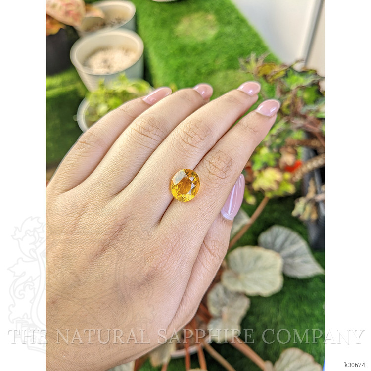 5.42 Ct. Yellow Citrine from Brazil