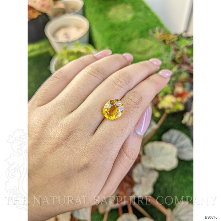 5.76 Ct. Yellow Citrine from Brazil