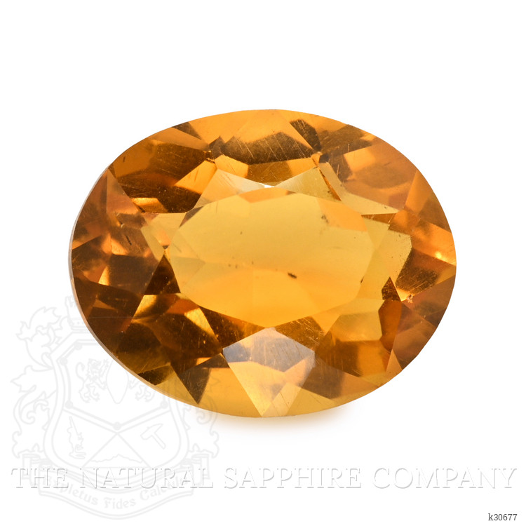 5.69 Ct. Orangish Yellow Citrine from Brazil