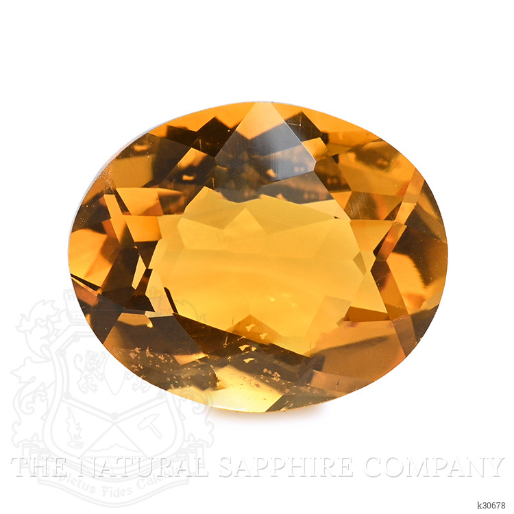 6.10 Ct. Orangish Yellow Citrine from Brazil