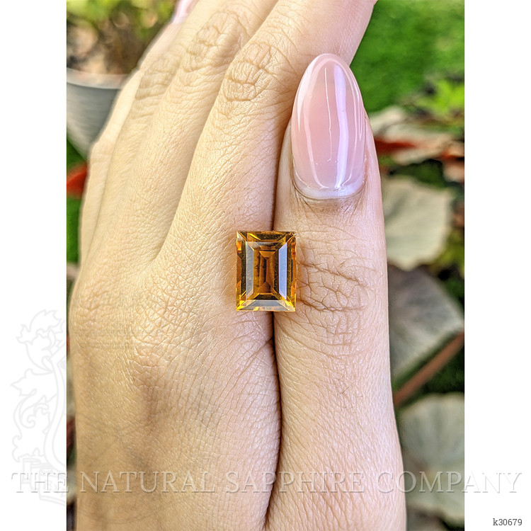 4.74 Ct. Orangish Yellow Citrine from Brazil