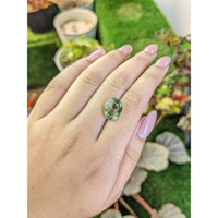 5.83 Ct. Green Prasiolite from Brazil Life Style