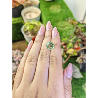 5.07 Ct. Yellowish Green Prasiolite from Brazil Life Style
