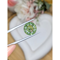 5.61 Ct. Yellowish Green Prasiolite from Brazil Life Style