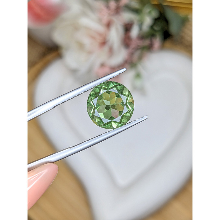 5.61 Ct. Yellowish Green Prasiolite from Brazil