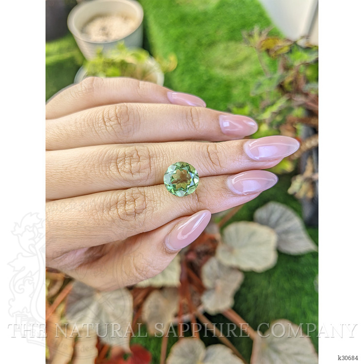 5.61 Ct. Yellowish Green Prasiolite from Brazil