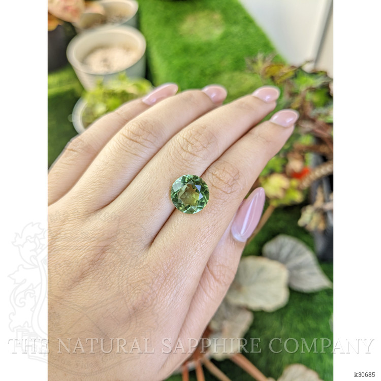 5.84 Ct. Yellowish Green Prasiolite from Brazil