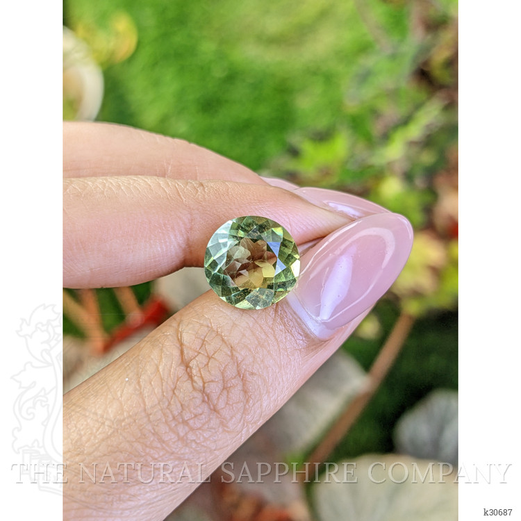 5.01 Ct. Yellowish Green Prasiolite from Brazil