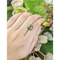 5.01 Ct. Yellowish Green Prasiolite from Brazil Life Style
