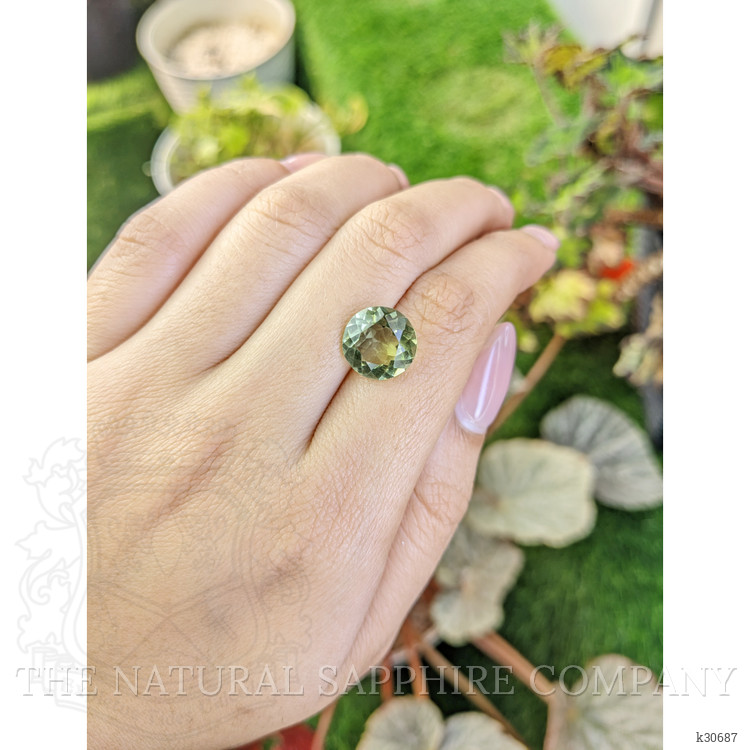 5.01 Ct. Yellowish Green Prasiolite from Brazil