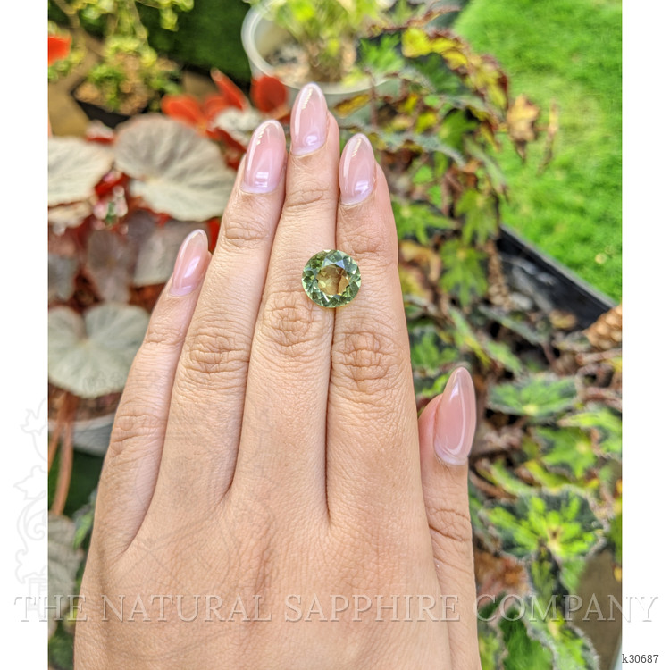 5.01 Ct. Yellowish Green Prasiolite from Brazil
