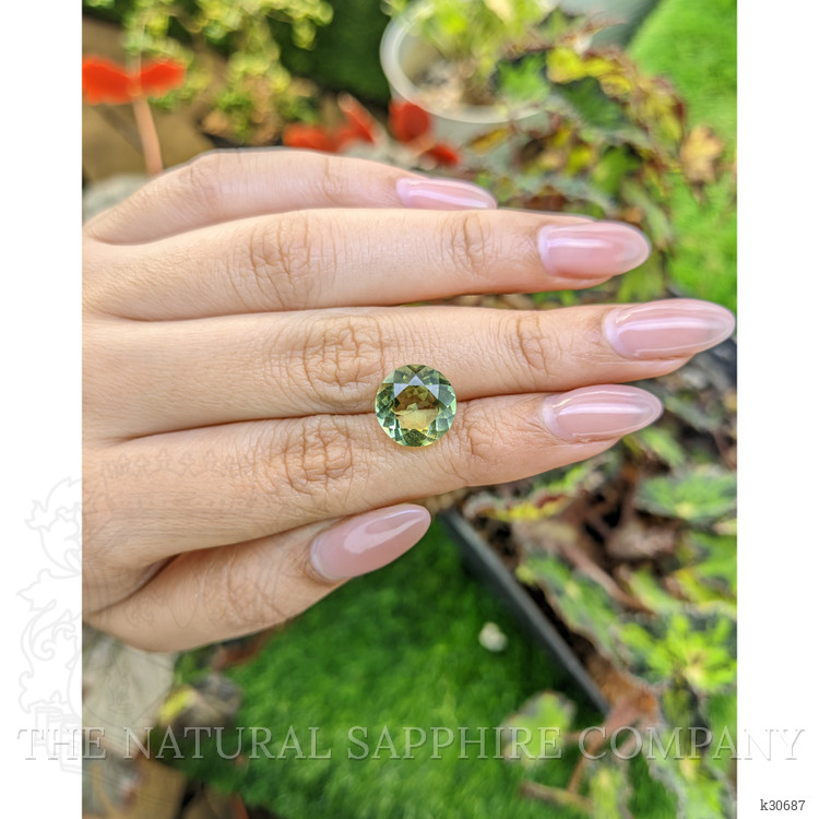 5.01 Ct. Yellowish Green Prasiolite from Brazil
