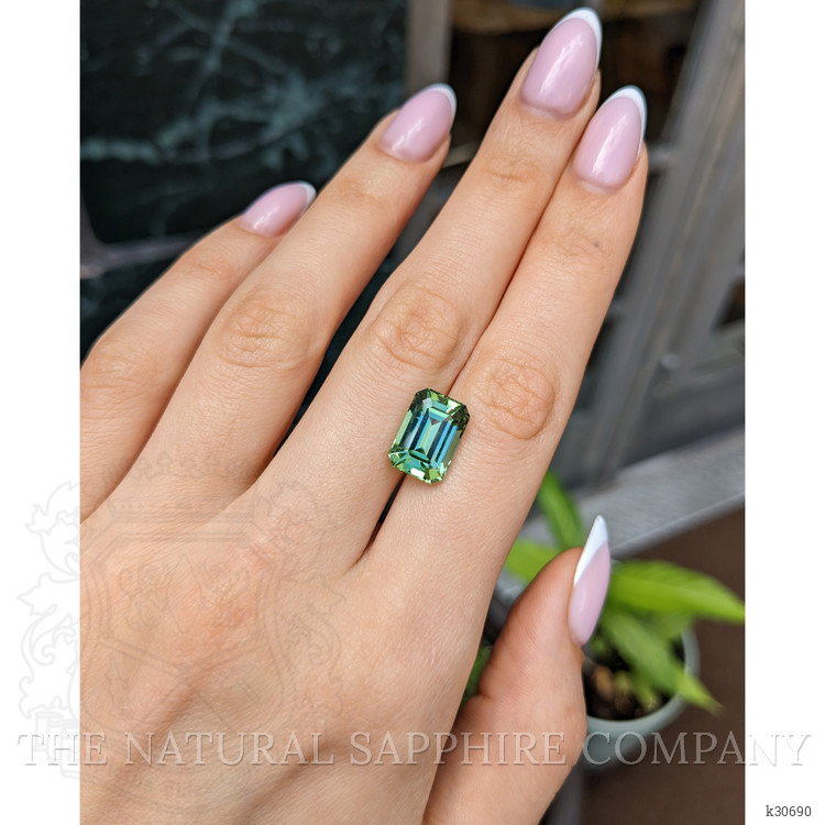 6.41 Ct. Yellowish Green Tourmaline from Ceylon (Sri Lanka)