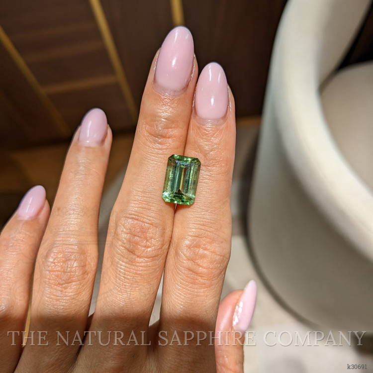 5.26 Ct. Yellowish Green Tourmaline from Ceylon (Sri Lanka)