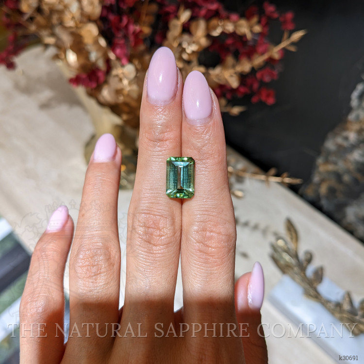 5.26 Ct. Yellowish Green Tourmaline from Ceylon (Sri Lanka)