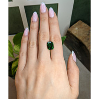6.20 Ct. Green Chrome Tourmaline from Madagascar Life Style