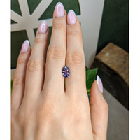 3.04 Ct. Violet Spinel from Ceylon (Sri Lanka) Life Style