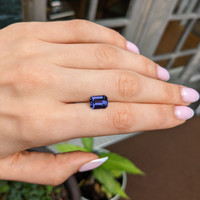 3.00 Ct. Bluish Purple Spinel from Ceylon (Sri Lanka) Life Style
