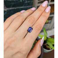 3.00 Ct. Bluish Purple Spinel from Ceylon (Sri Lanka) Life Style