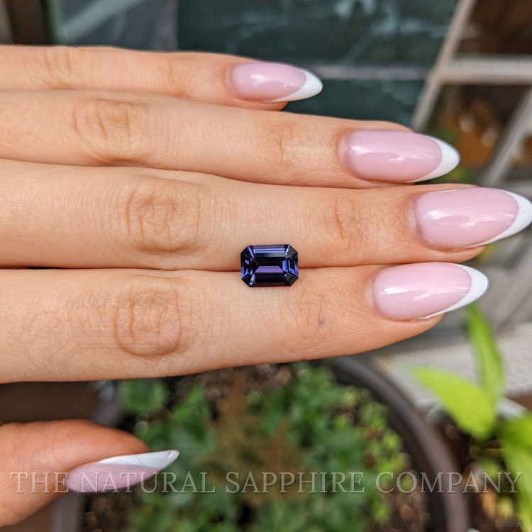 3.00 Ct. Bluish Purple Spinel from Ceylon (Sri Lanka)