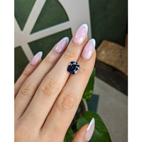 4.46 Ct. Purplish Blue Spinel from Ceylon (Sri Lanka) Life Style