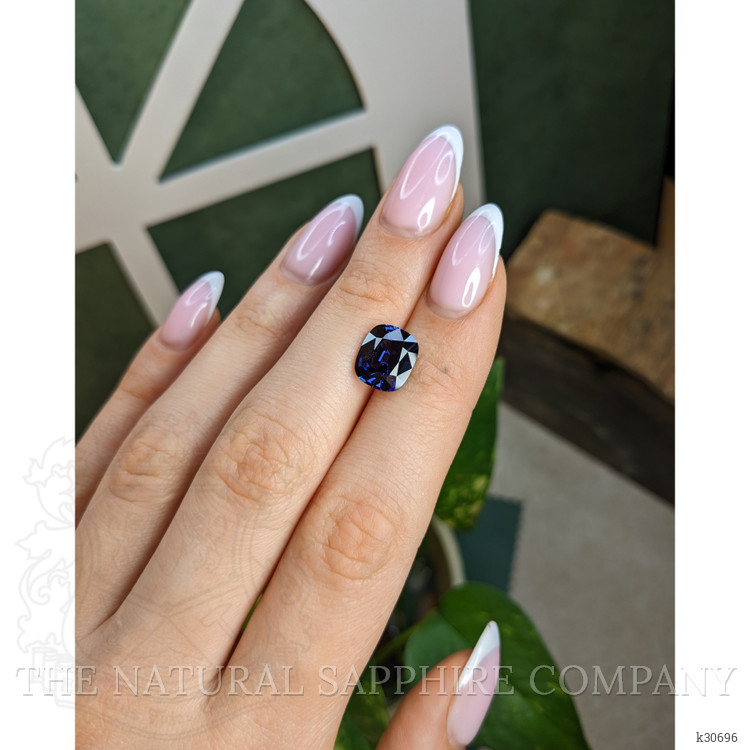 4.46 Ct. Purplish Blue Spinel from Ceylon (Sri Lanka)