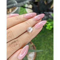 1.28 Ct. White Cabochon Moonstone from Ceylon (Sri Lanka) Life Style