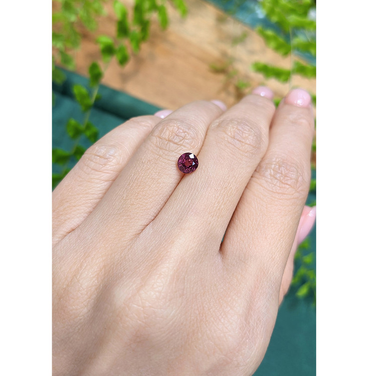 1.05 Ct. Pinkish Purple Rhodolite Garnet from Tanzania