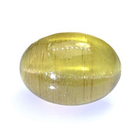 6.30 Ct. Yellow Cabochon Chrysoberyl from Ceylon (Sri Lanka) Video