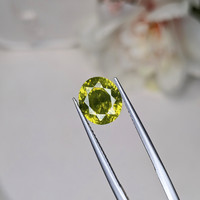 4.67 Ct. Yellowish Green Zircon from Ceylon (Sri Lanka) Life Style