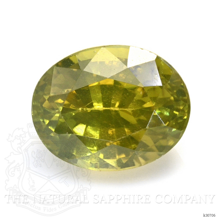 4.25 Ct. Greenish Yellow Zircon from Ceylon (Sri Lanka)