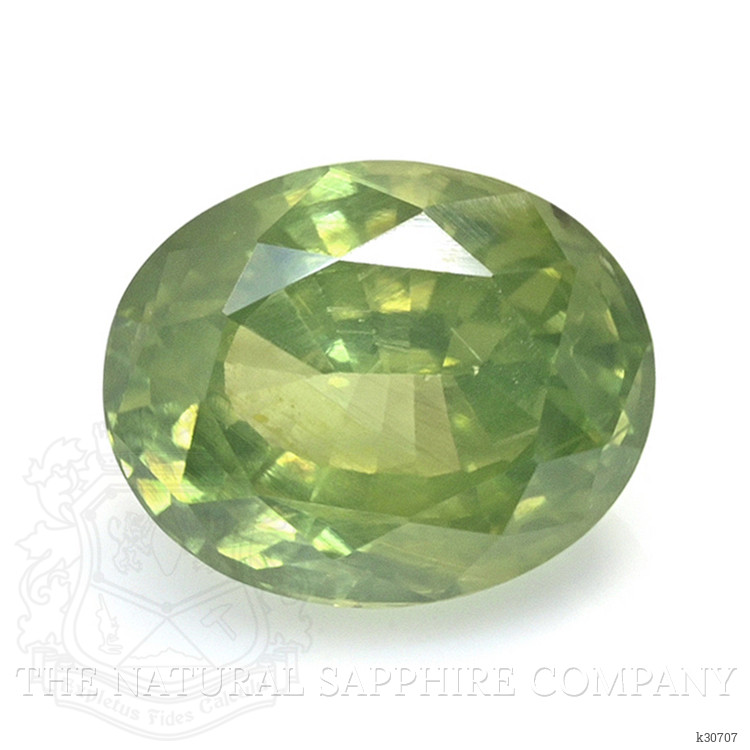 3.85 Ct. Yellowish Green Zircon from Ceylon (Sri Lanka)