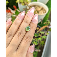 3.85 Ct. Yellowish Green Zircon from Ceylon (Sri Lanka) Life Style