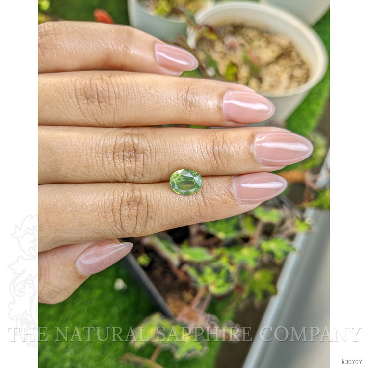 3.85 Ct. Yellowish Green Zircon from Ceylon (Sri Lanka)